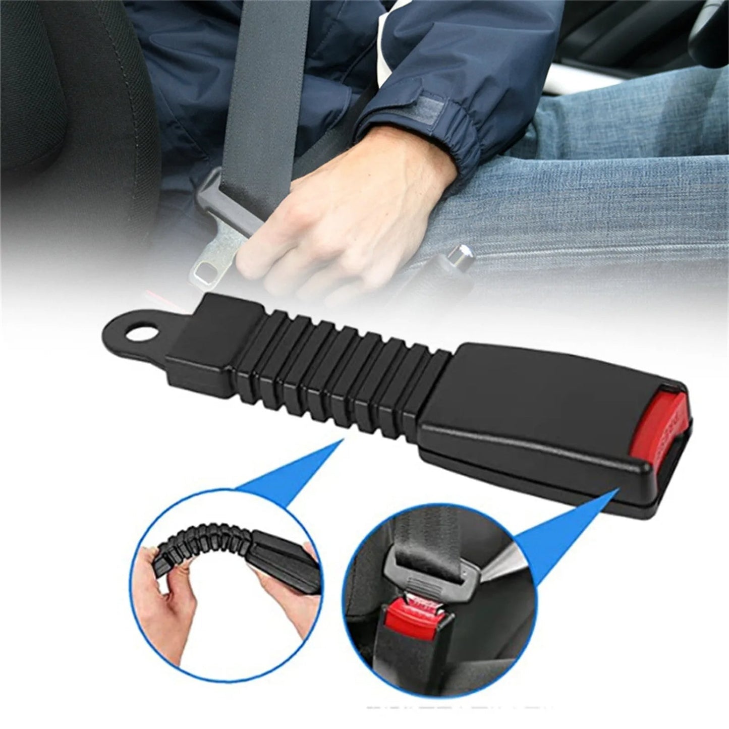 Seat Belt Extender Adjustable For Car Safety And Passenger Comfort