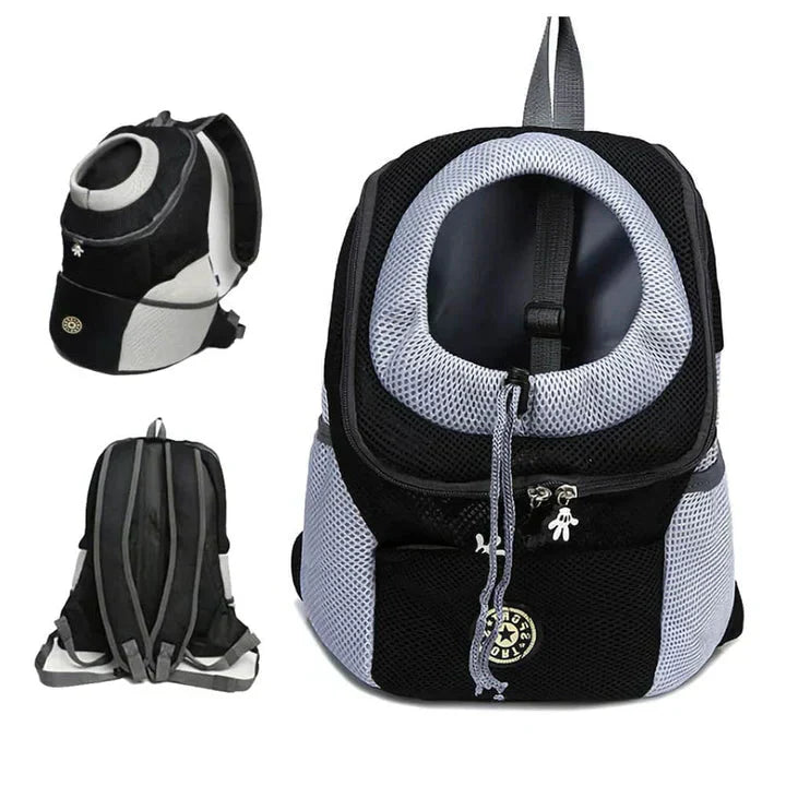 Backpack With Faux Fur Trim For Sports And Everyday Use