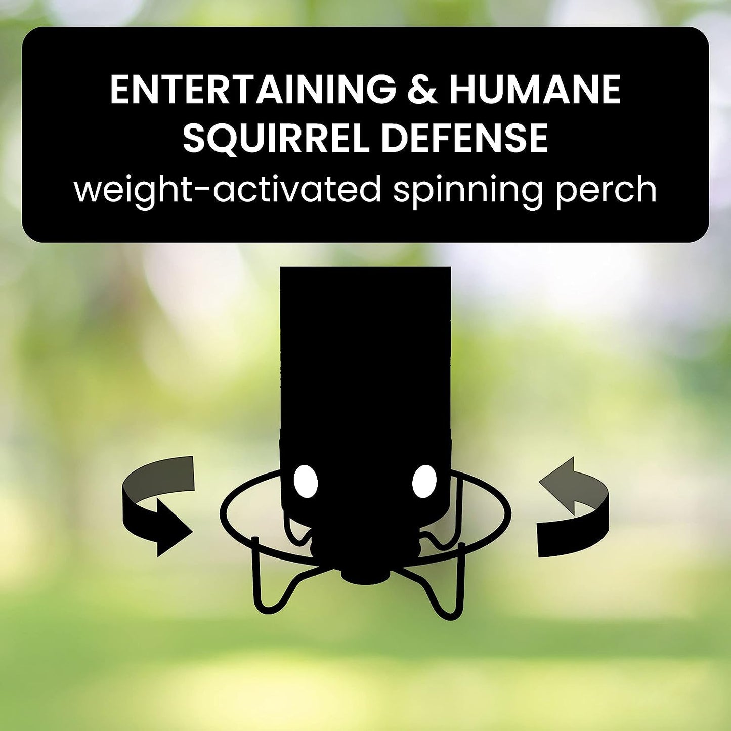 Bird Feeder With Squirrel-Proof Baffle And Weather-Resistant Design