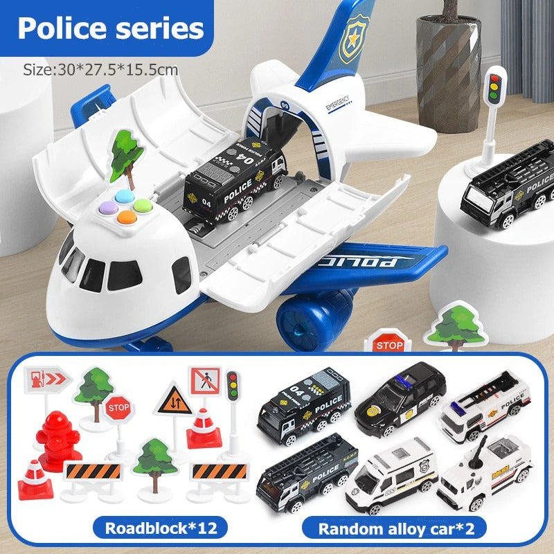 Airplane Toy Set With 12 Colorful Wooden Planes For Kids