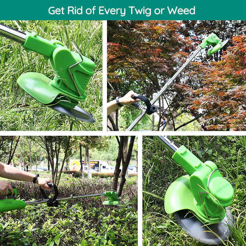 Grass Trimmer Cordless Battery Powered Electric High Power For Yard