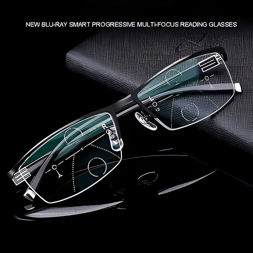 Progressive Sunglasses With Intelligent Variable Tint And Blue Light Protection