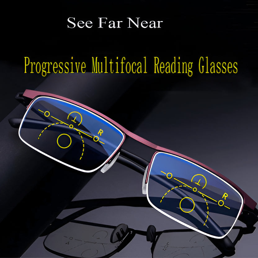 Progressive Sunglasses With Intelligent Variable Tint And Blue Light Protection
