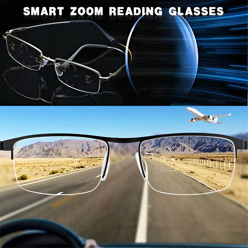 Progressive Sunglasses With Intelligent Variable Tint And Blue Light Protection