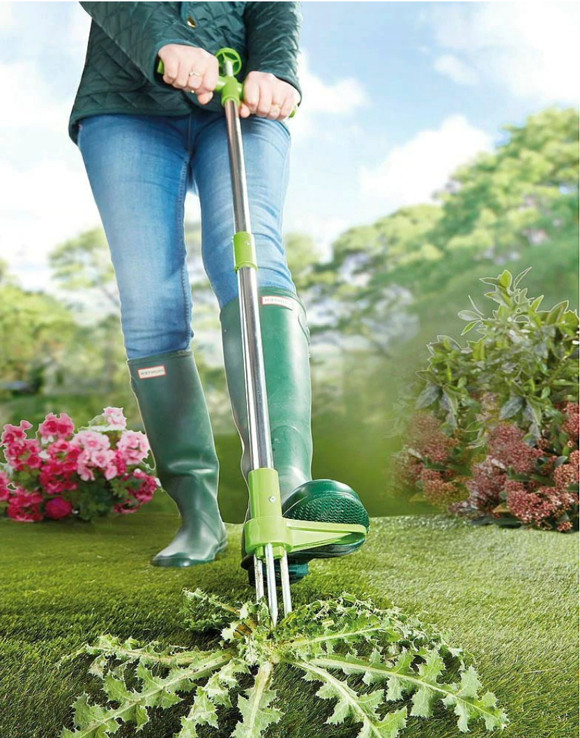 Weed Puller Tool For Garden Grass Root Removal And Cleanup