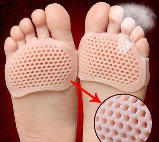 Metatarsal Pads For Forefoot Support, Breathable Cushions, Set Of 2