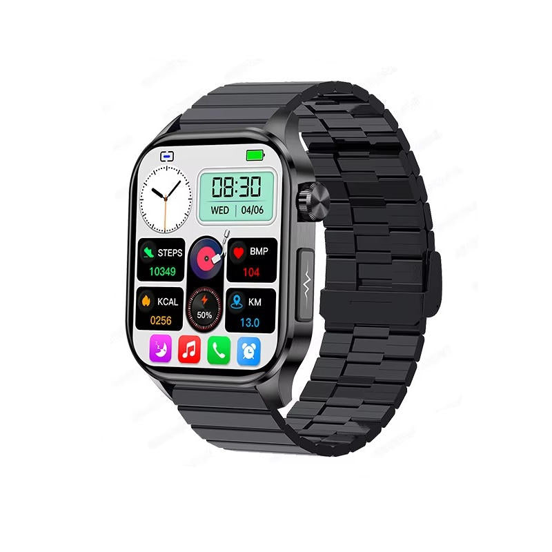 Smartwatch For Seniors With Blood Pressure, Blood Sugar And Health Tracking