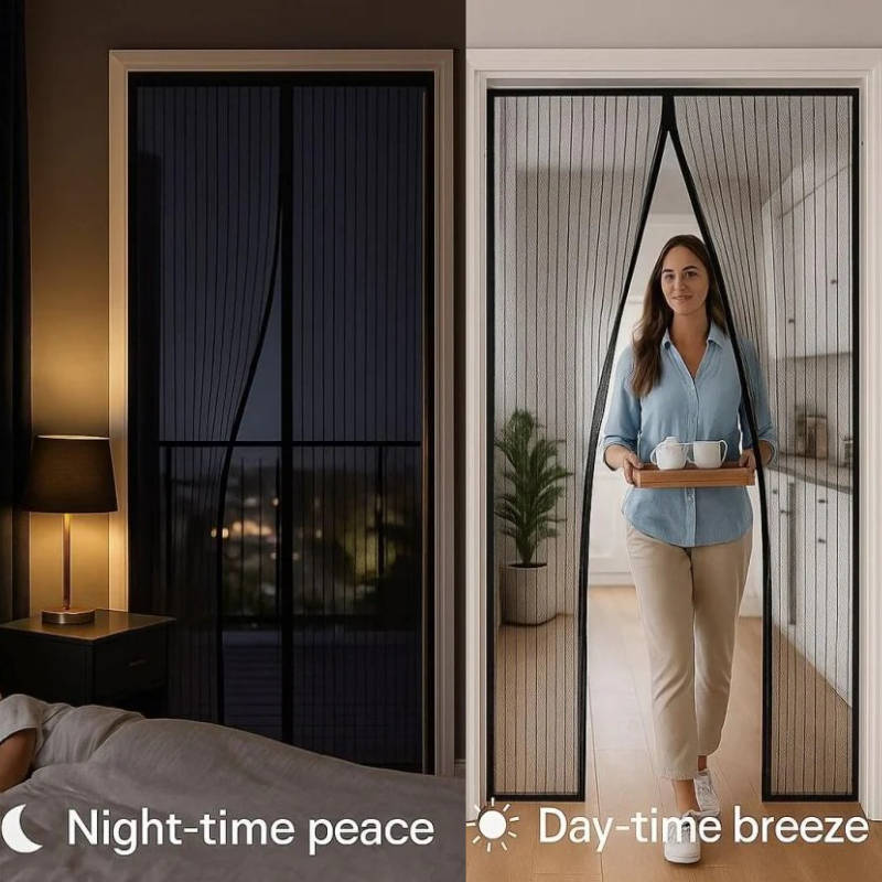 Magnetic Screen Door Custom Sizes For Patio, Sliding, And Entry Doors