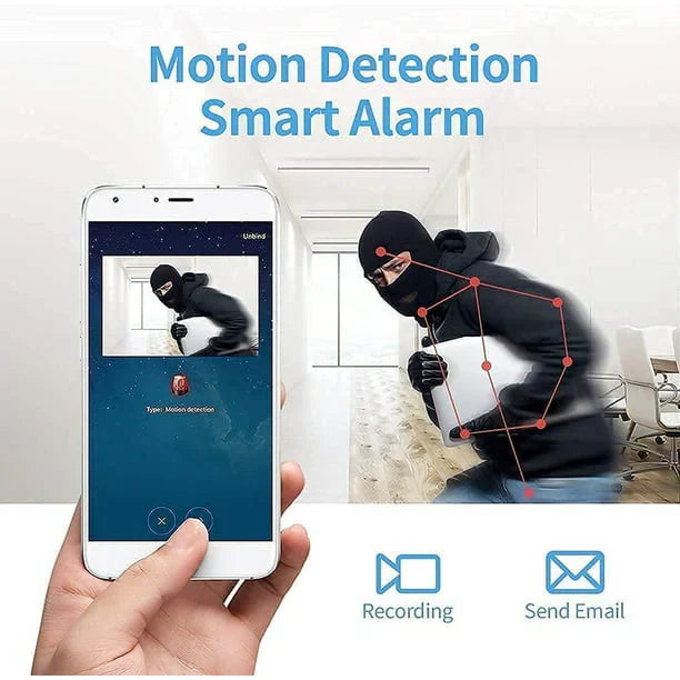 Wireless Magnetic Mini Camera With Live Audio And Video Streaming For Security