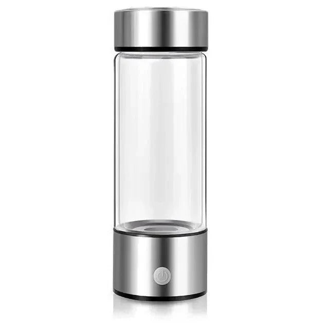 Hydrogen Water Bottle With Portable Infuser And Rechargeable Ionizer