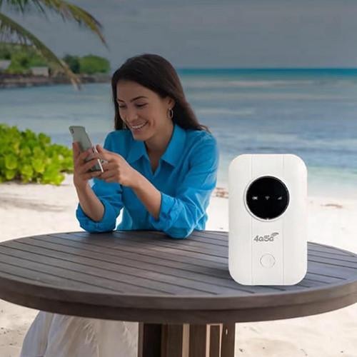 Portable WiFi Router With Long Battery Life And Dual-Band Support