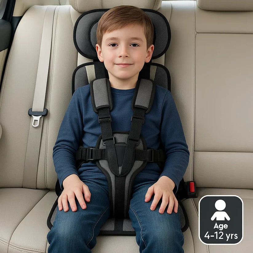 Car Seat For Travel Compact Child Booster Lightweight Foldable Design