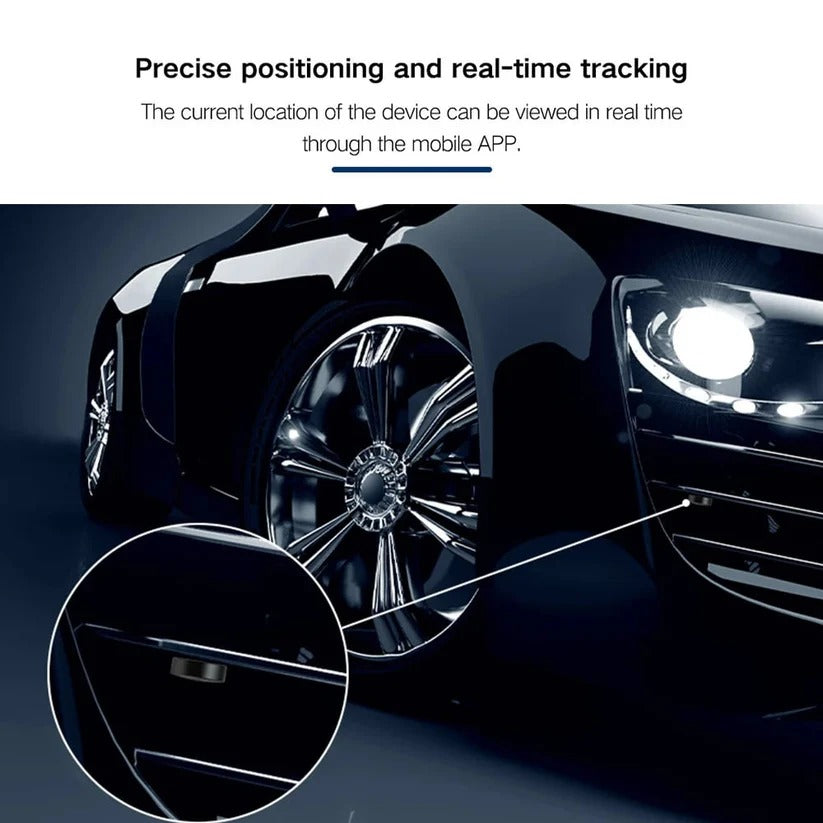 GPS Tracker Mini Magnetic Real-Time Vehicle And Asset Locator With Battery