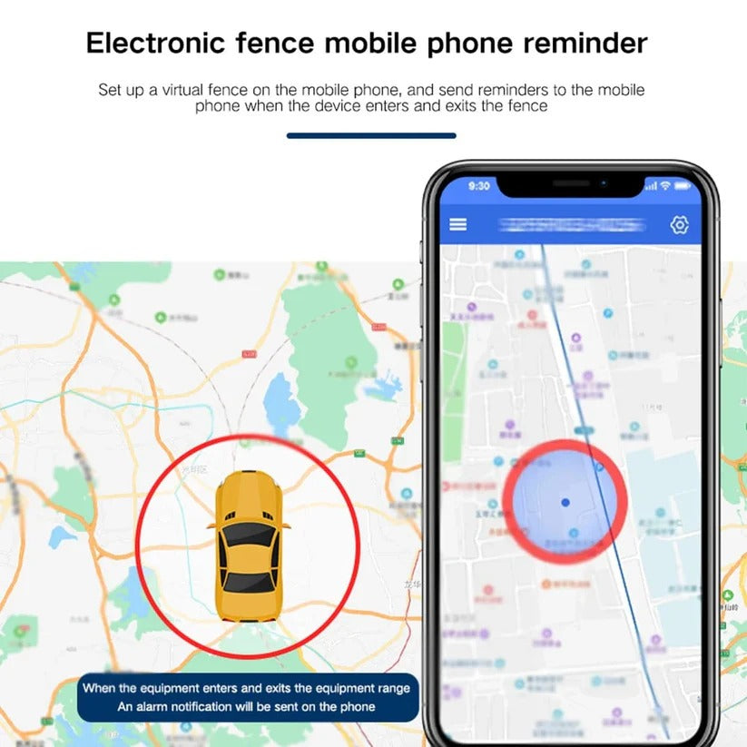 GPS Tracker Mini Magnetic Real-Time Vehicle And Asset Locator With Battery