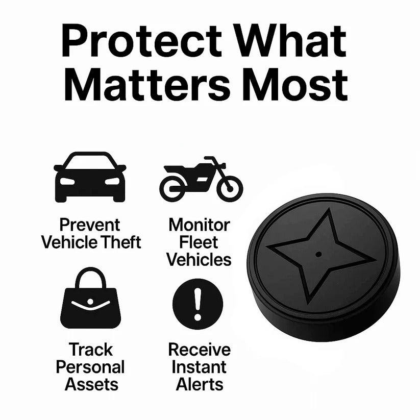 GPS Tracker Mini Magnetic Real-Time Vehicle And Asset Locator With Battery