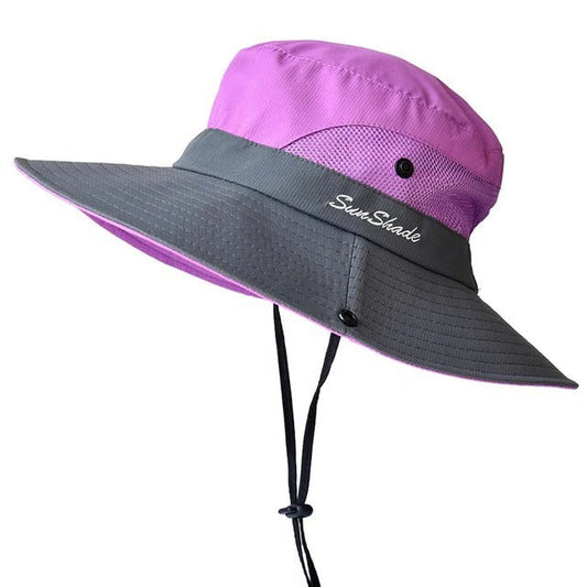 Foldable Sun Hat With UV Protection For Beach And Travel