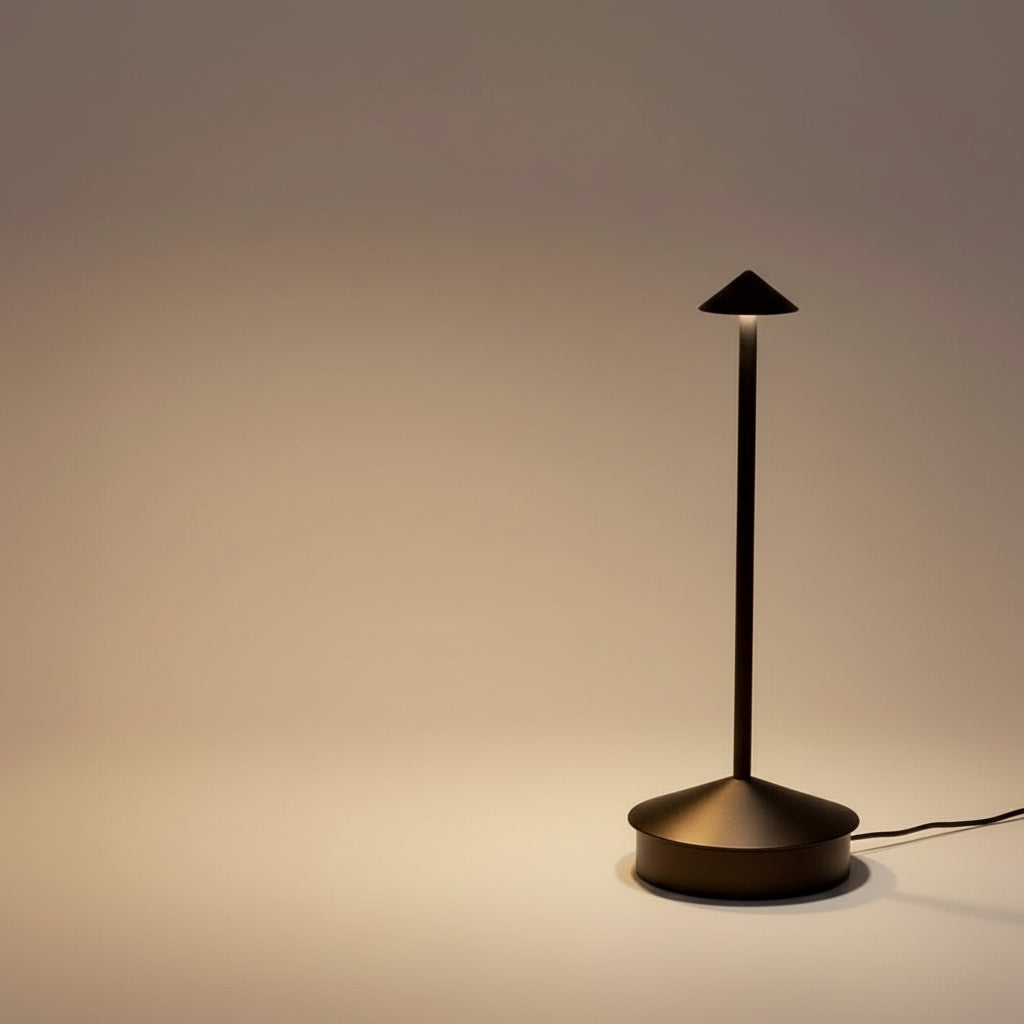 Cordless LED Desk Lamp With Touch Control And Three Dimmable Settings