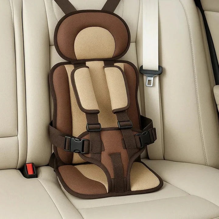 Child Travel Car Seat With Safety Harness For Secure Vehicle Use