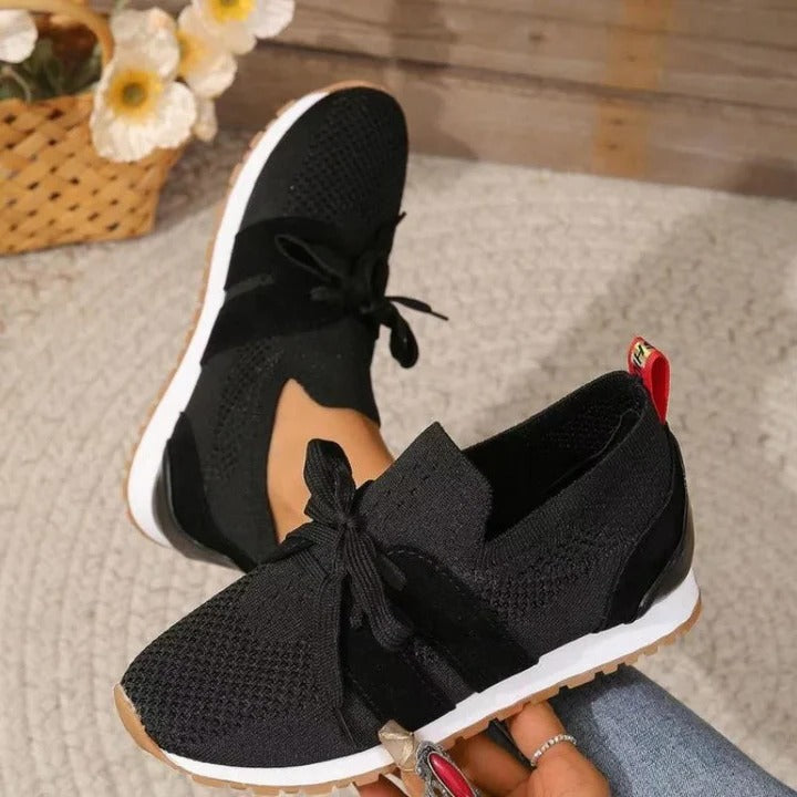 Supportive Sneakers For Foot Comfort With Breathable Mesh Upper