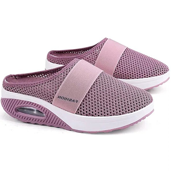 Wedge Sandals Supportive Slip-On Comfort Footwear With Arch Support For Women