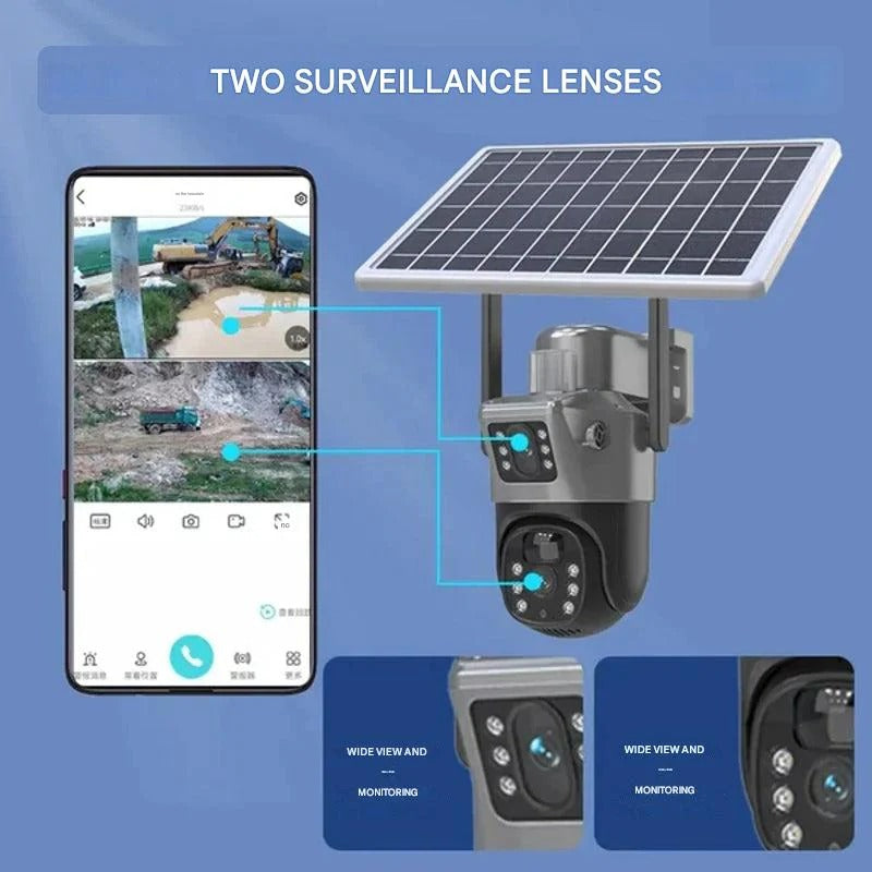 4K Wireless Security Camera DualGuard With Dual-Band Wi-Fi And Night Vision