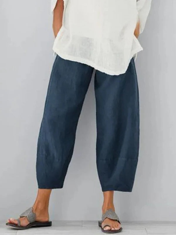 Linen Pants For Women Relaxed Fit Casual Lounge Breathable Summer