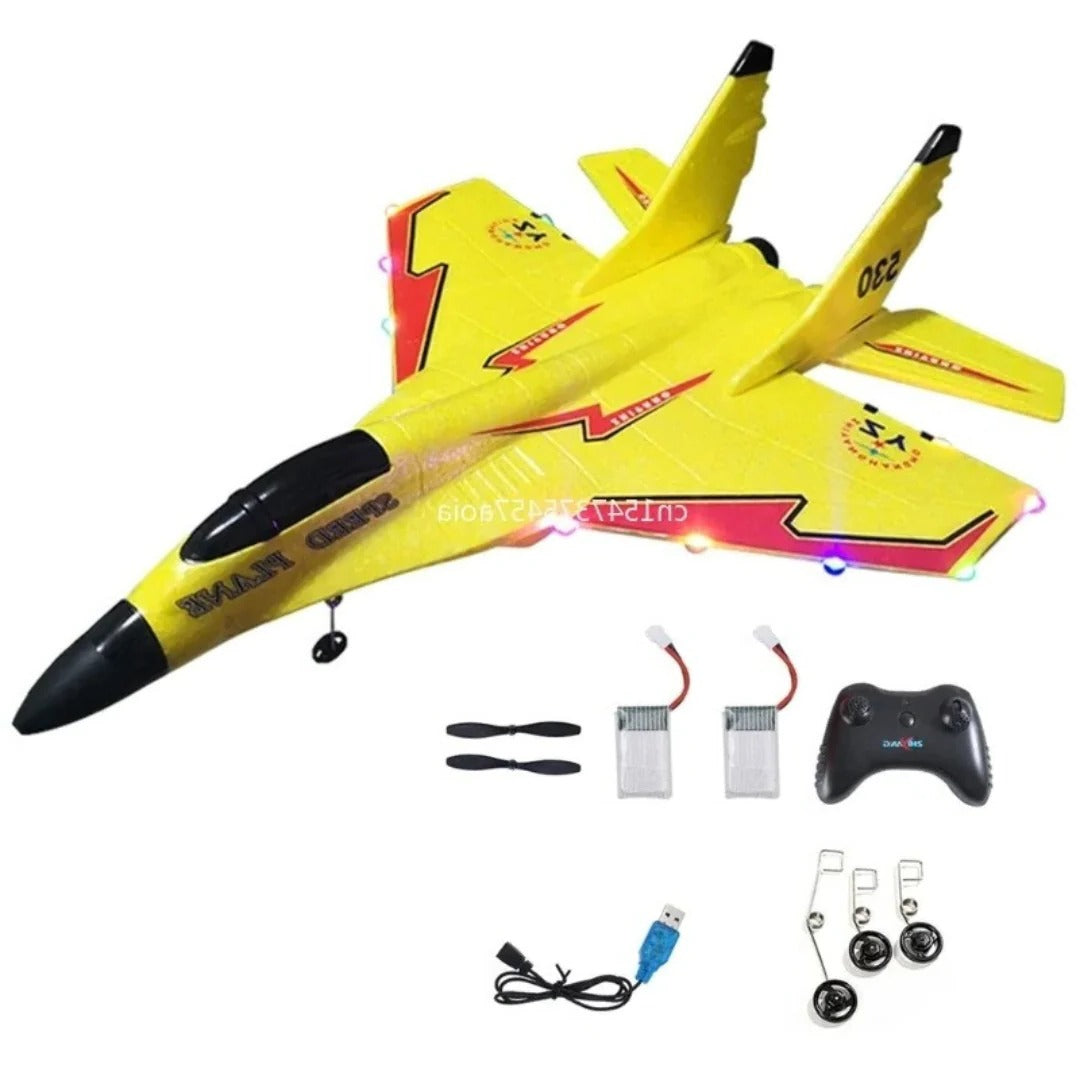 Remote Control Airplane With Shatter-Resistant Body And Durable Design