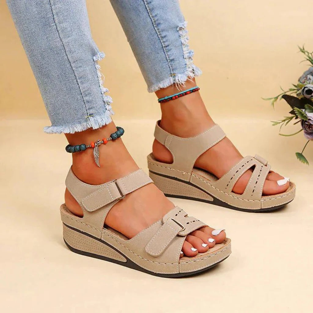 Sandals For Women With Supportive, Ortho-Friendly Cushioned Footbeds