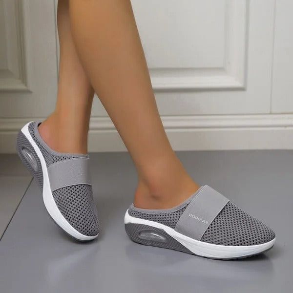 Wedge Sandals Supportive Slip-On Comfort Footwear With Arch Support For Women