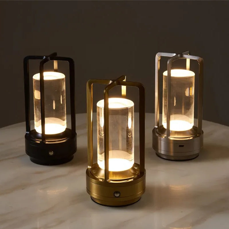 Table Lamp Cordless Rechargeable LED Modern Nordic Minimalist Ambient Light