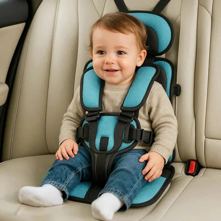 Child Travel Car Seat With Safety Harness For Secure Vehicle Use