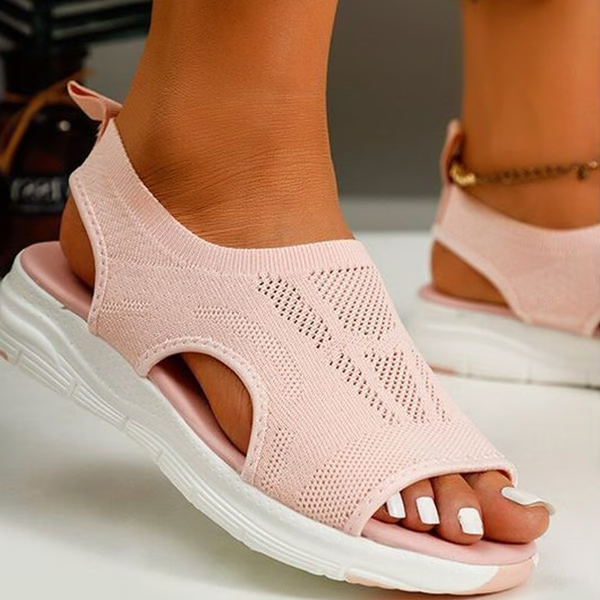 Slide Sandals With Slingback Strap, Washable Supportive Sport Footwear