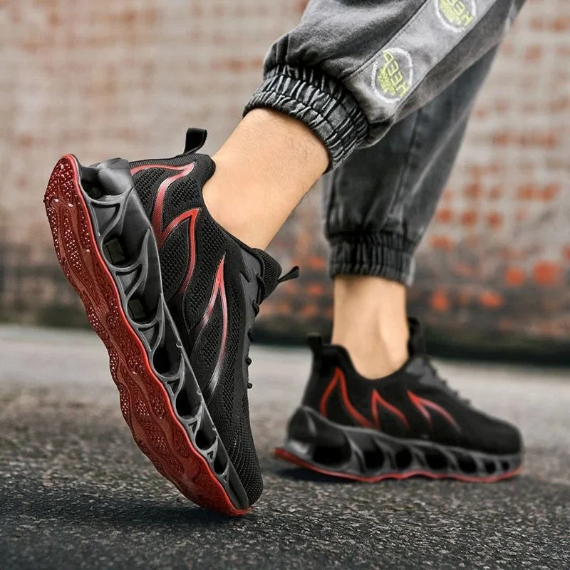Men's Walking And Running Shoes With Supportive Cushioned Insoles