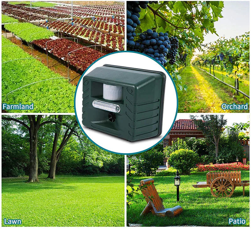 Woodpecker Ultrasonic Repeller For Trees, Gardens, Decks With Adjustable Frequency