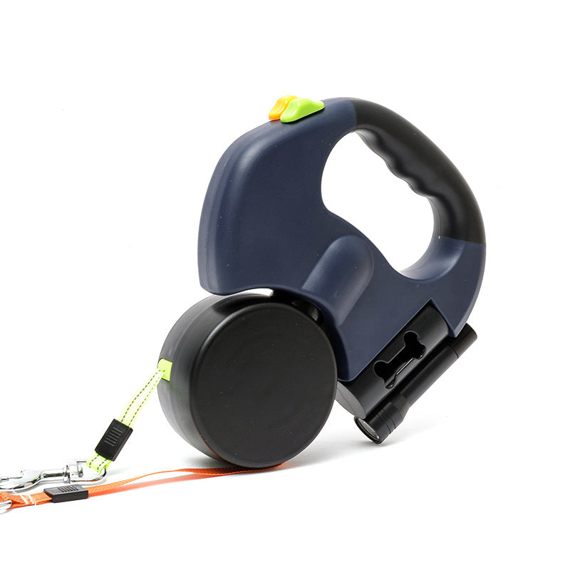 Double Dog Leash Anti-Tangle No-Twist Hands-Free Lead For Two Dogs