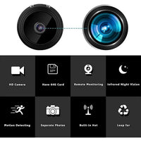 Wireless Magnetic Mini Camera With Live Audio And Video Streaming For Security