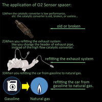 O2 Sensor Adapter M18x1.5 Check Engine Light Eliminator CEL Fix
