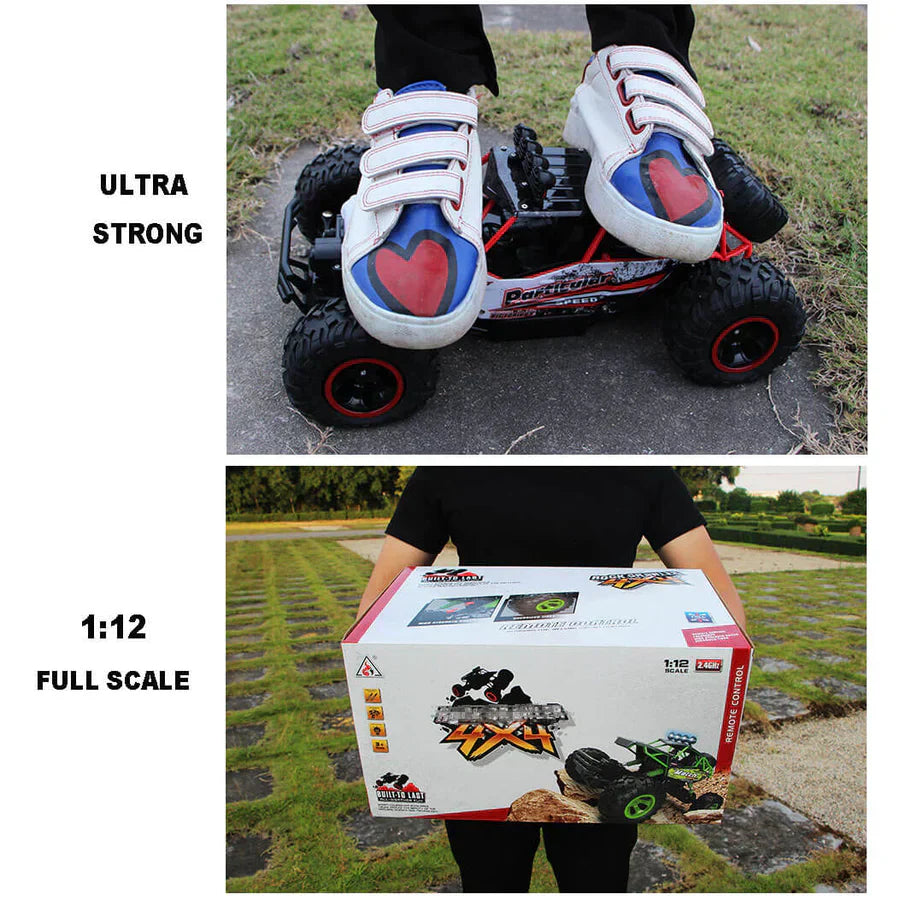 Monster Truck Toy Remote Control Off Road Stunt Vehicle For Kids