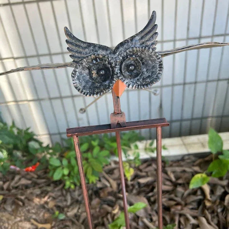 Bird Patio Decoration Metal Garden Art Outdoor Yard Accent Sculpture