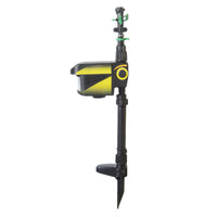 Motion Activated Solar Sprinkler For Deer Repellent And Garden Protection