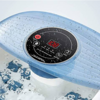 Foot Spa Massager With Temperature Control, Bubble Bath And Vibration
