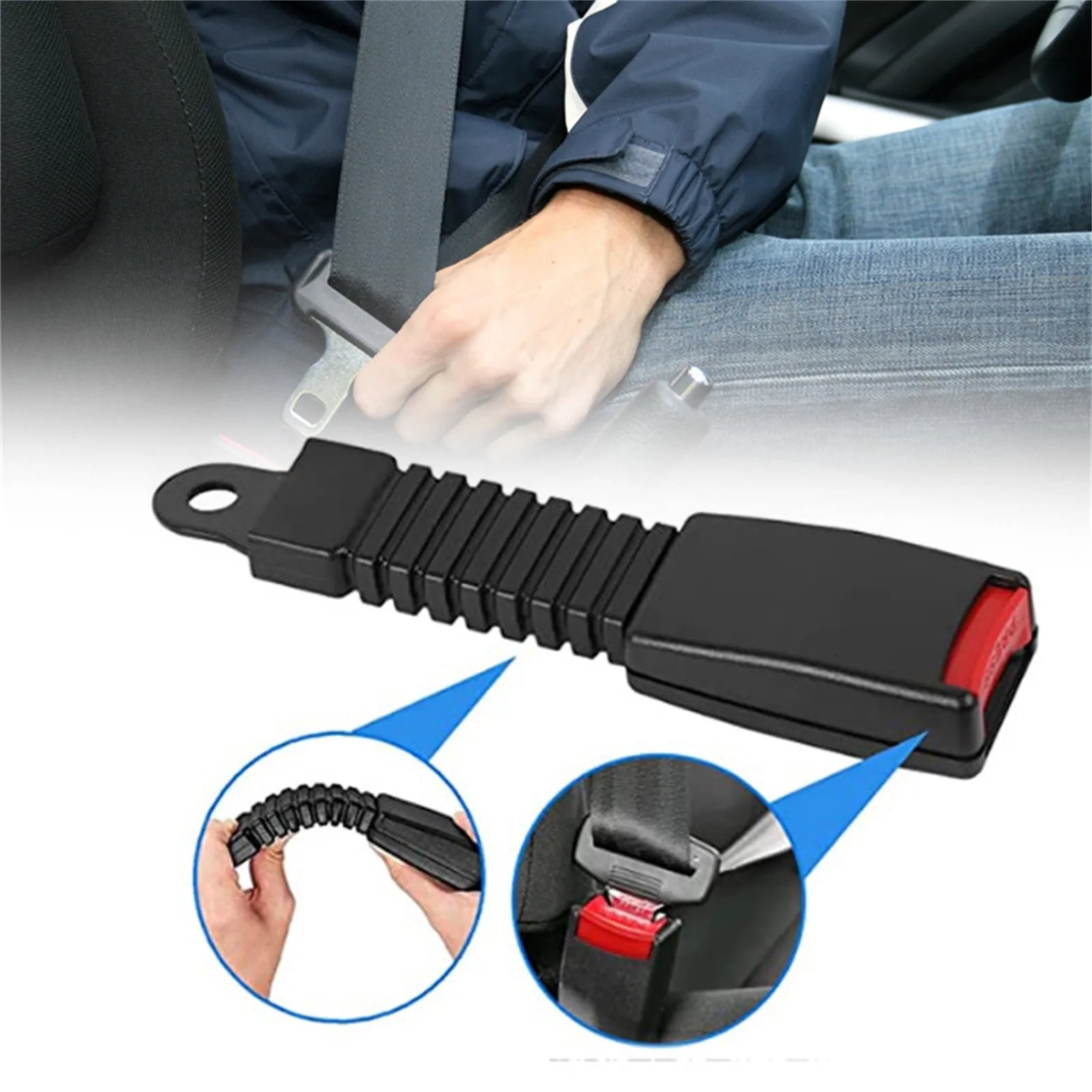 Seat Belt Extender Adjustable For Car Safety And Passenger Comfort