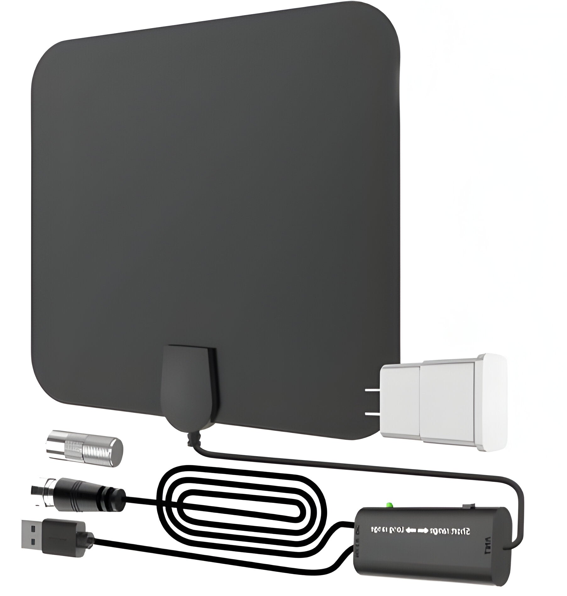 Indoor HDTV Antenna 300 Mile Range Digital Amplified With Signal Booster