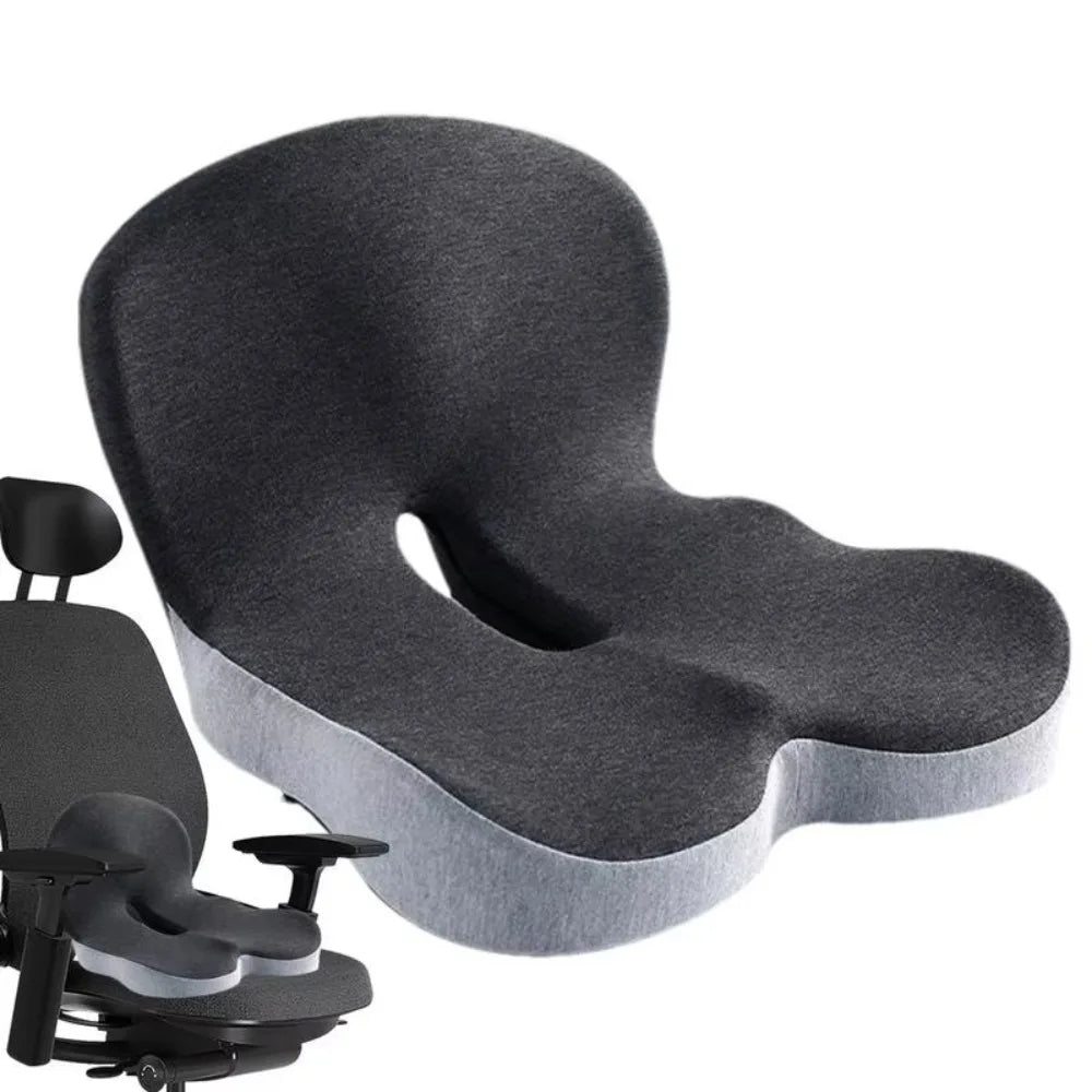 Lumbar Support Pillow Memory Foam Seat Cushion For Office Chairs