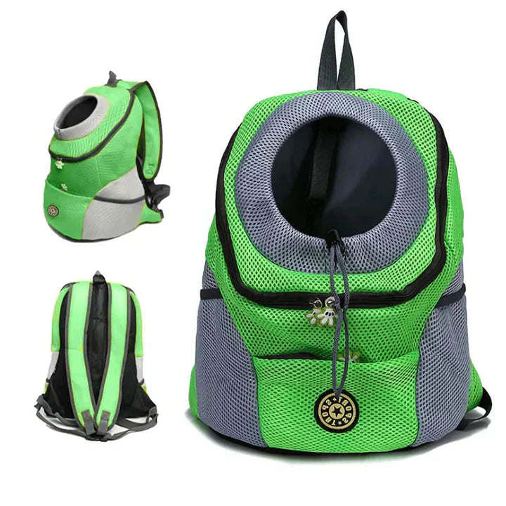 Backpack With Faux Fur Trim For Sports And Everyday Use