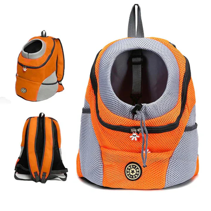 Backpack With Faux Fur Trim For Sports And Everyday Use
