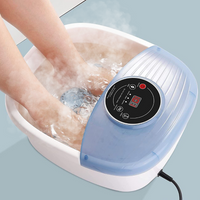 Foot Spa Massager With Temperature Control, Bubble Bath And Vibration