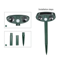 Ultrasonic Deer Repeller 4-Pack Solar Powered Deters Deer In 48 Hours