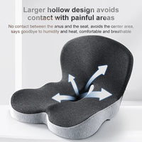 Lumbar Support Pillow Memory Foam Seat Cushion For Office Chairs