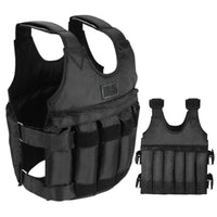 Weighted Vest 110-Pound Adjustable For Exercise, Strength, And Cross-Training